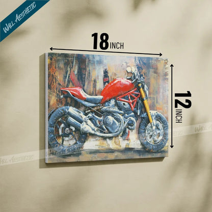 Bold Ride - The Art of a Ducati – Automotive Art - Wall Aesthetic