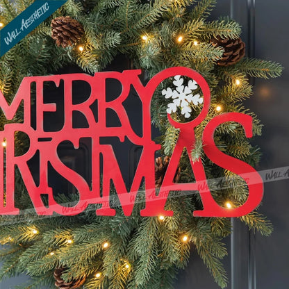 Merry Christmas Wall Décor Sign | Wall Hanging | Wall Aesthetic