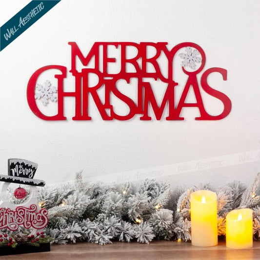 Merry Christmas Wall Décor Sign | Wall Hanging | Wall Aesthetic