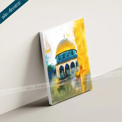 The Dome of the Rock | A Symbol of Spiritual Majesty | Islamic Art | Wall Aesthetic