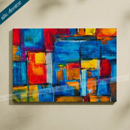 Vibrant Mosaic – Abstract Art - Wall Aesthetic