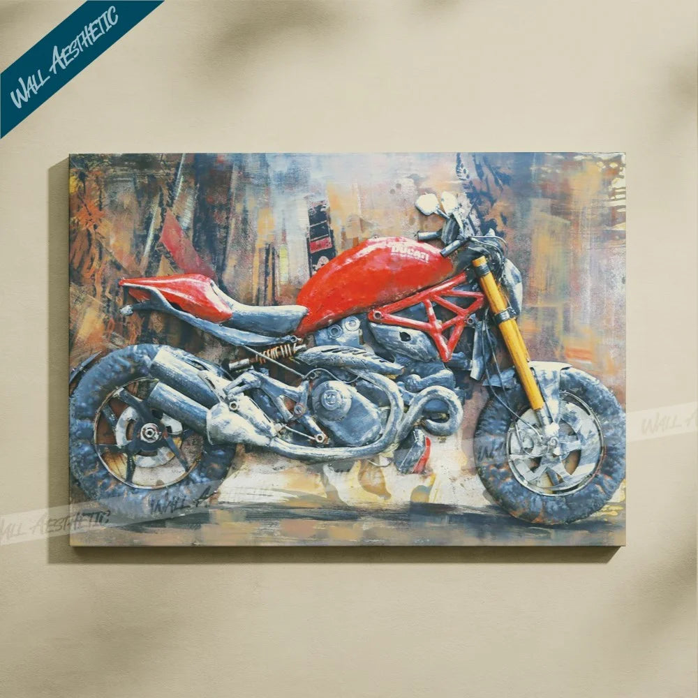 Bold Ride - The Art of a Ducati – Automotive Art - Wall Aesthetic