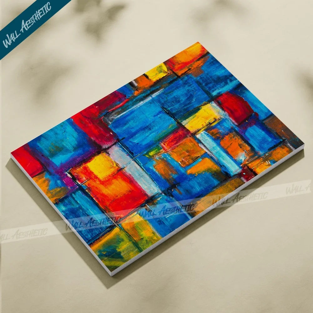 Vibrant Mosaic – Abstract Art - Wall Aesthetic