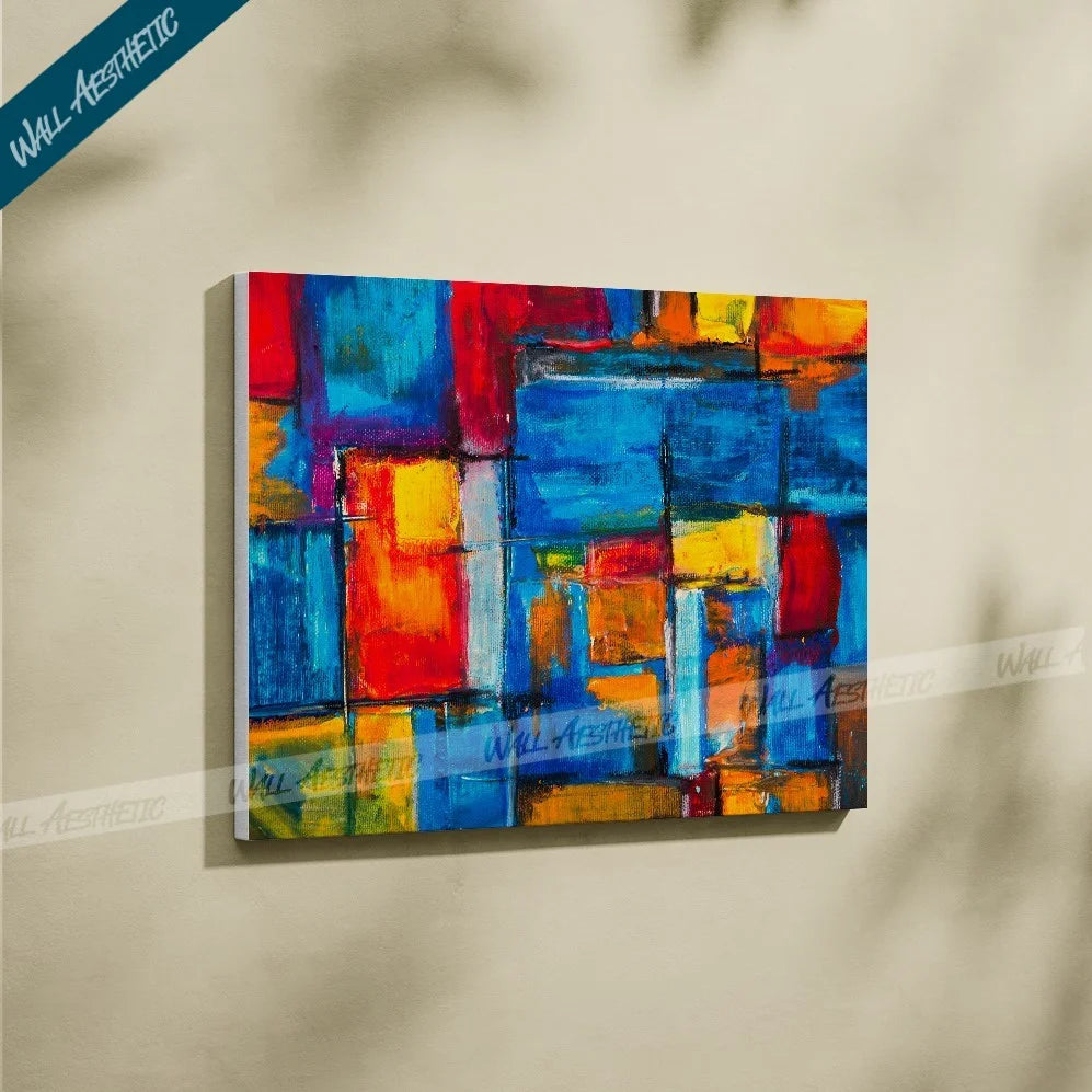 Vibrant Mosaic – Abstract Art - Wall Aesthetic