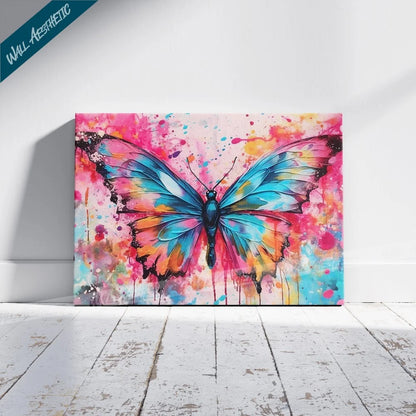 Vibrant Flight - A Butterfly's Canvas – Animal Art - Wall Aesthetic