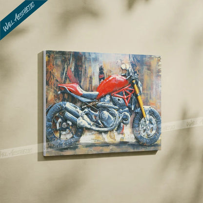 Bold Ride - The Art of a Ducati – Automotive Art - Wall Aesthetic